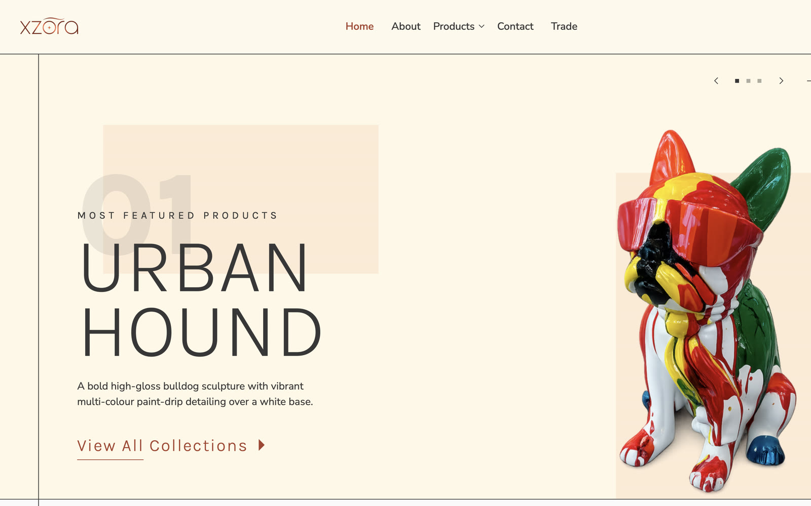 XZORA Livings homepage